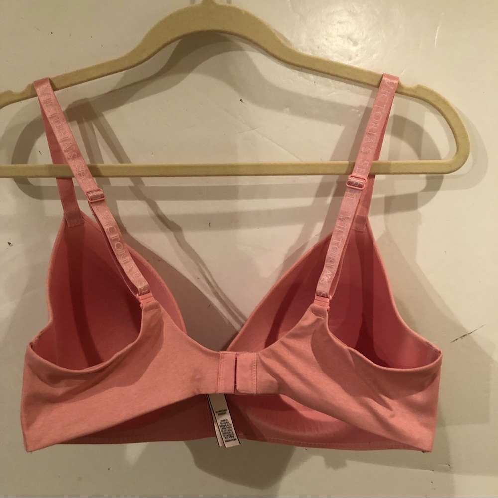 VICTORIA’S SECRET Pink No Wire BRA 38DD - Picture 4 of 8